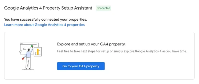 setup google analytics 4 property