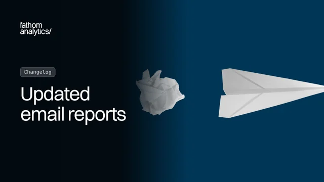Updated email reports