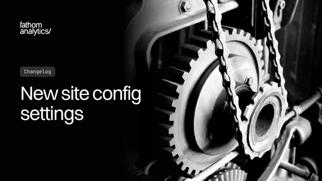 New site config settings
