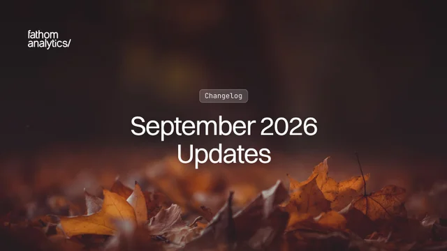 September 2026 Updates