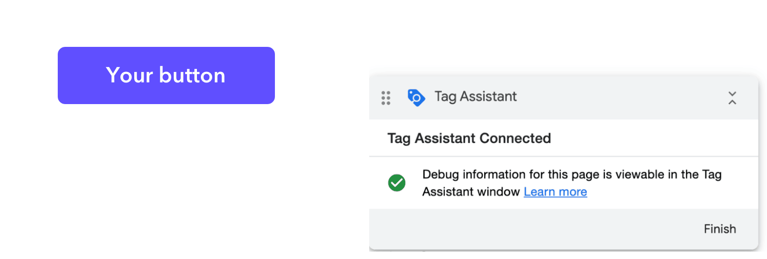 click button to test event