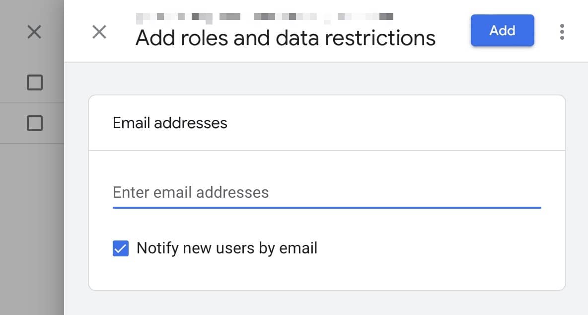 enter email to add user
